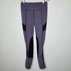 Kerrits Equestrian Purple‎ / Black Skinny Leggings Women's XS